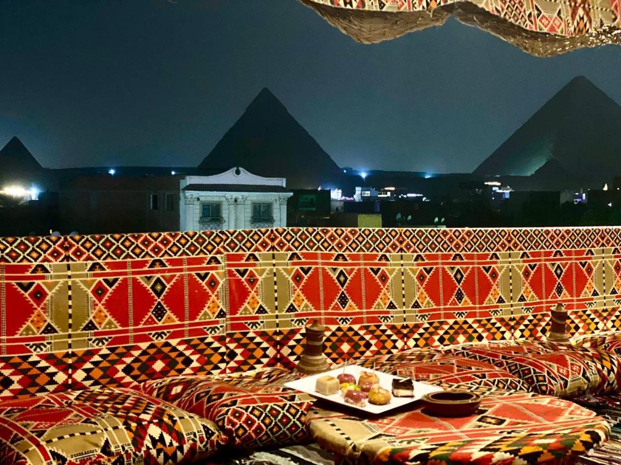 Majestic View Pyramids Inn Kafret el-Gabal Exterior foto