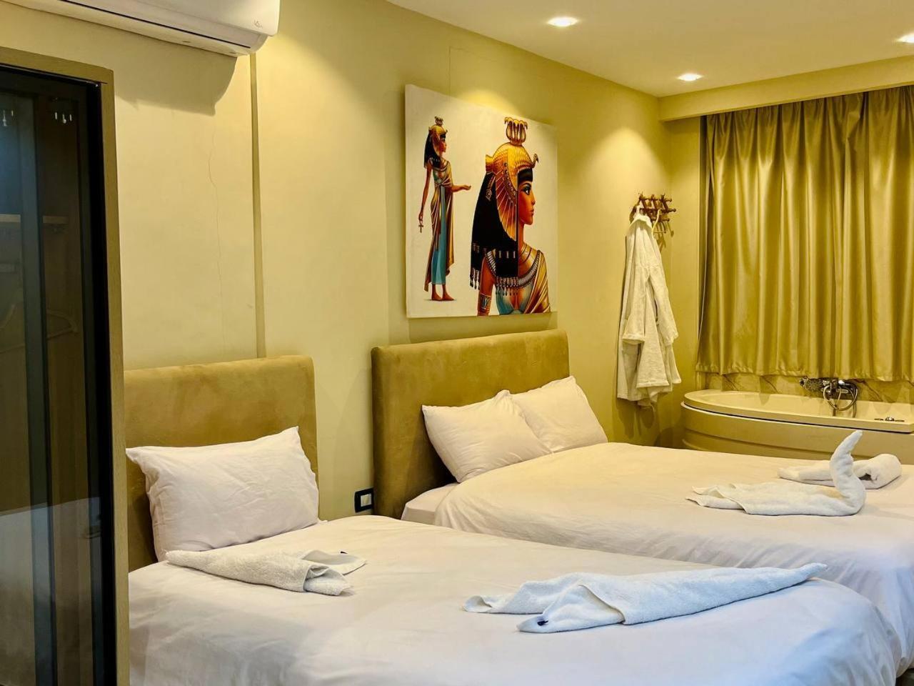 Majestic View Pyramids Inn Kafret el-Gabal Exterior foto